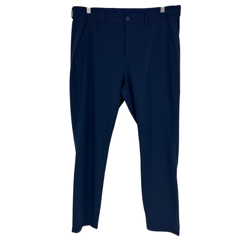 Mizzen Main Helmsman Pants Mens 36x30 Blue Performance Athletic Tapered Stretch